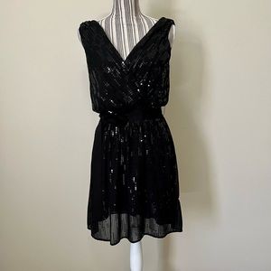Women’s sequined LBD by Express. Size M